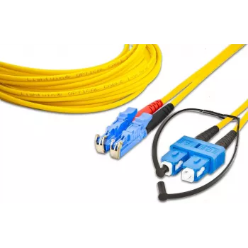 Lightwin Patch cord in fibra ottica duplex di alta qualità - SM - LSH - SC (LDP-09 LSH-SC 10.0)
