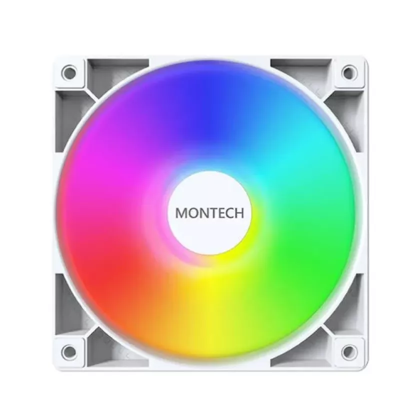 Montech GF120 V2 ARGB modulo ventola per case PC 12 cm bianco 3 pz.