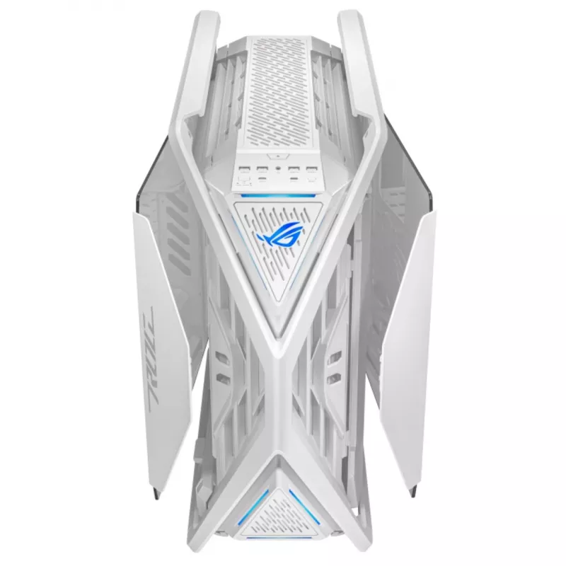 ASUS ROG GR701 Hyperion White, PC, Bianco, ATX, EATX, micro ATX, Mini-ITX, Alluminio, Multi, Front