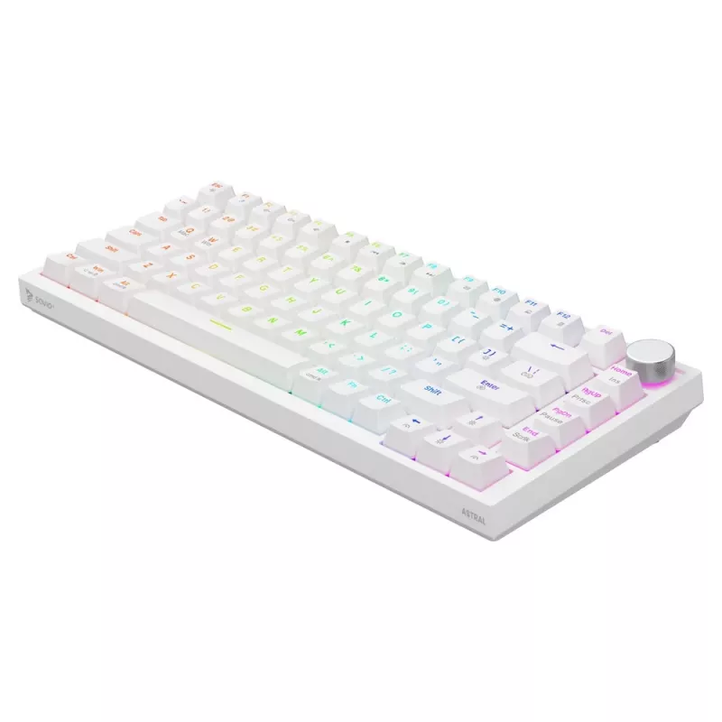 Tastiera gaming Savio ASTRAL WHITE JADE USB QWERTY US International