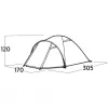 Easy Camp Setesdal 3 tenda a cupola/igloo verde
