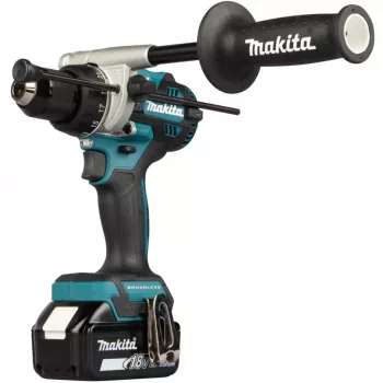 Trapano avvitatore a batteria Makita DHP492Z 18 V a batteria, motore brushless, 2 marce, mandrino 13 mm