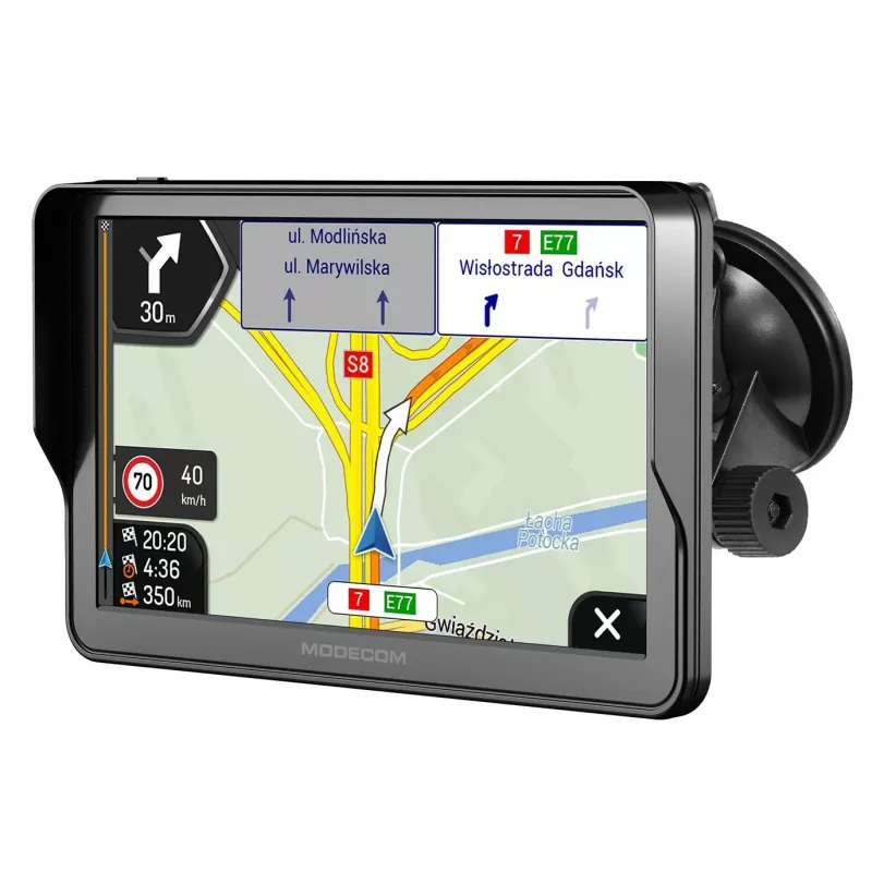 Navigatore auto MODECOM FreeWAY CX 7.3 iGO, 7 pollici 800x480, 16 GB, MicroSDHC, Bluetooth, Windows CE 6.0