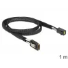Cavo SAS DeLOCK 83389 1 m nero