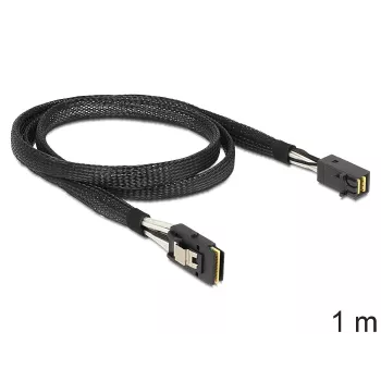 Cavo SAS DeLOCK 83389 1 m nero