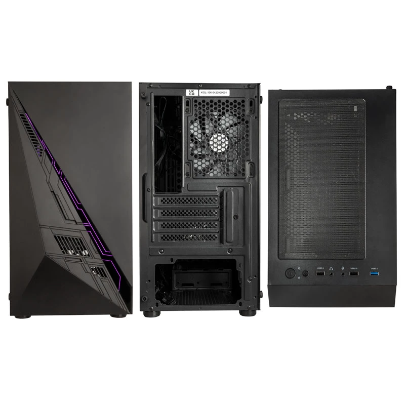 Case per computer Kolink Inspire K2 Plus ARGB Micro-ATX nero