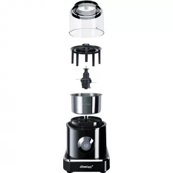 Tritatutto elettrico Steba MG 500 0,5 l 500 W nero acciaio inox