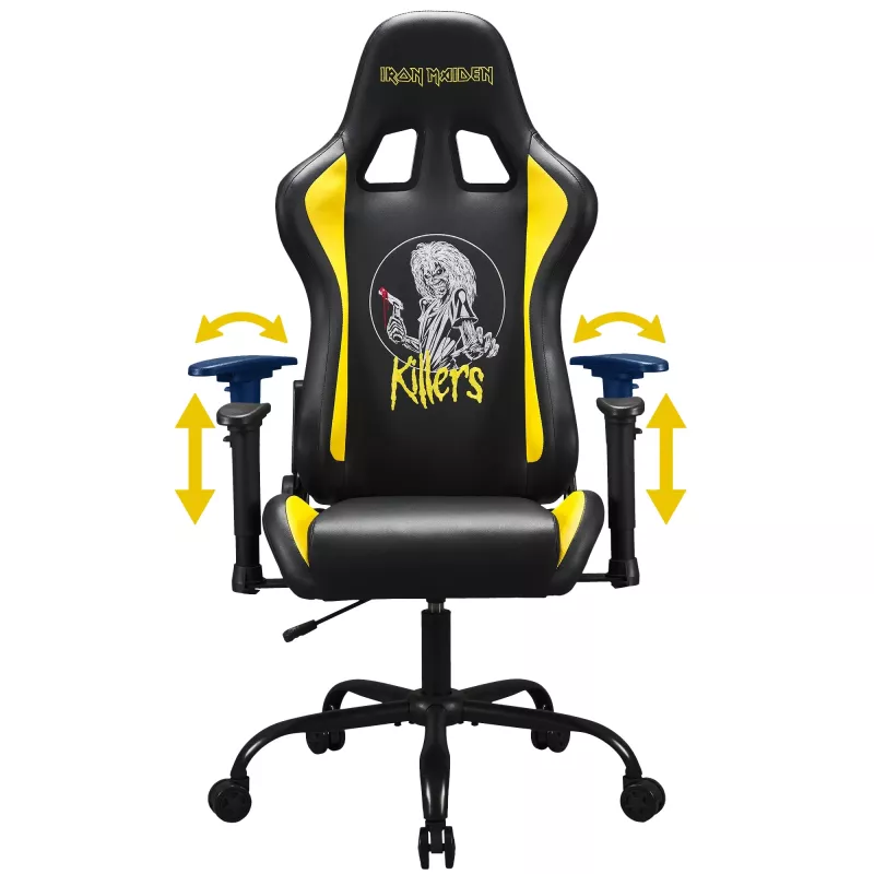 Sedia gaming SUBSONIC Subsonic Pro Iron Maiden Killers — design ergonomico, regolabile in altezza