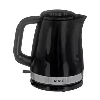 Bollitore elettrico Tefal KO150 1,5 L 2400 W – acciaio inox nero, senza filo, base girevole a 360°