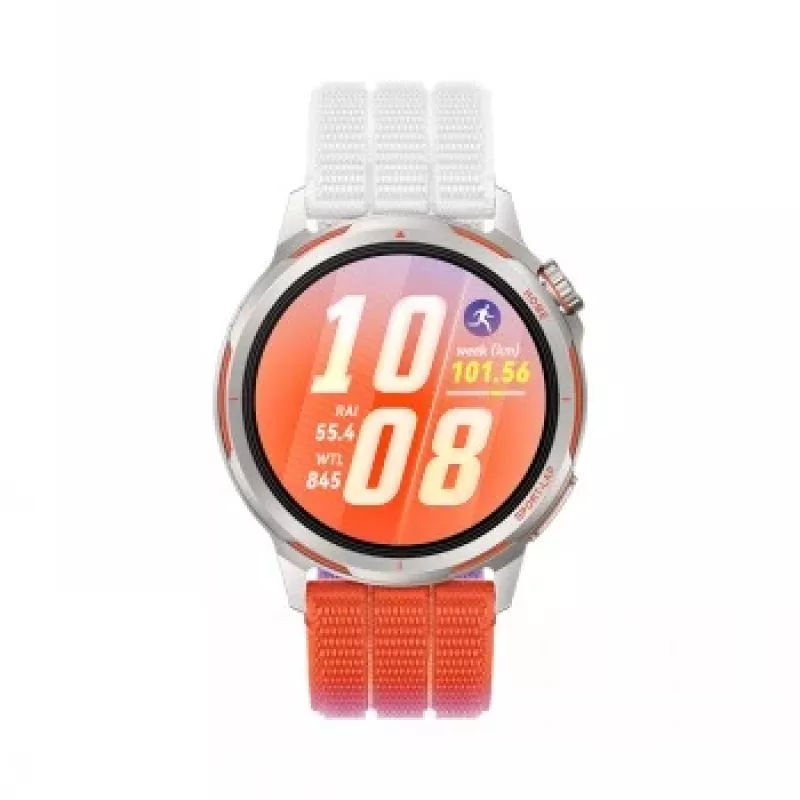 Smartwatch HUAWEI GT Runner 2 — 1,32 inch (3,35 cm) AMOLED, 466×466, titanio, GPS, cinturino in fluoroelastomero