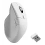 Mouse Keychron M6 per destrorsi RF wireless + Bluetooth + USB-C ottico 30000 DPI bianco