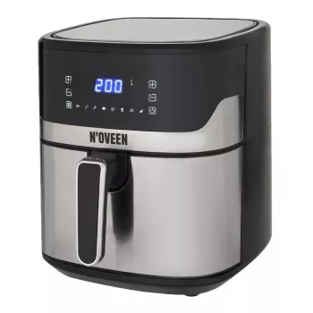 Friggitrice ad aria calda NOVEEN AF550 — capacità 6,5 l, 1600 W, fino a 200°C, 8 programmi