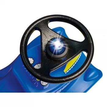 Macchinina scivolo Simba-Dickie BIG Bobby-Car Classic Police, spinta manuale, plastica, 4 ruote, da 1 anno