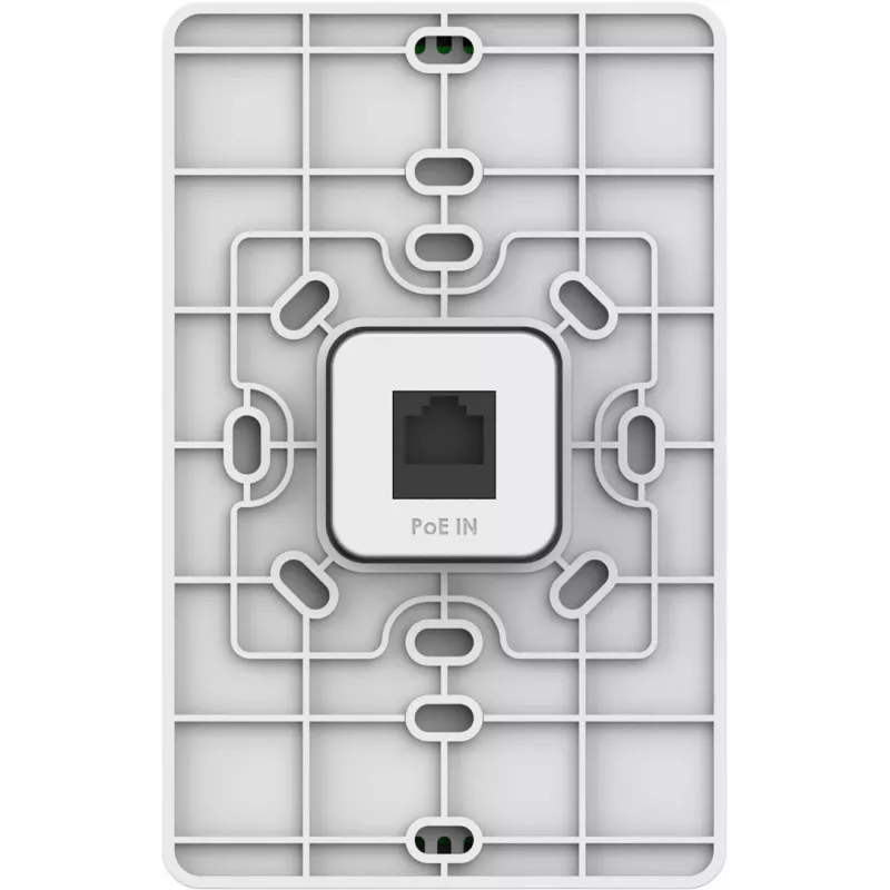 Grandstream GWN7661E access point Wi-Fi 6 da parete, AX3000, dual-band 2,4/5 GHz, 3 Gbps, MU-MIMO, PoE/PoE+, porte Gigabit, 256 client