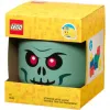 LEGO Storage Head Skeleton, scatola contenitore nero/rosso, grande
