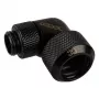 Alphacool Eiszapfen 16mm HardTube raccordo a vite 90° girevole G1/4 – raccordo a gomito per sistemi di raffreddamento a liquido – nero profondo