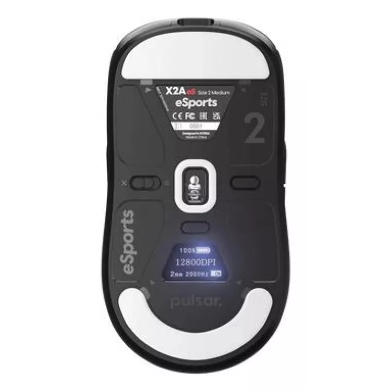 Mouse USB ottico wireless X2A/ES SIZE2 nero PX2AES21 Pulsar