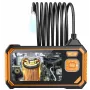 Telecamera ispezione endoscopio Duo con due telecamere, cavo 5 m, 7 LED, 2× LCD Full HD, lente 5,5 mm