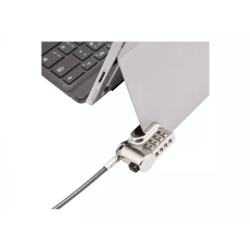 Lucchetto per cavo DICOTA D31742 argento 2 m con combinazione