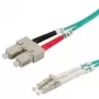 VALUE Cavo in fibra ottica 50/125µm OM3, LC/SC, turchese 2m (21.99.8712)