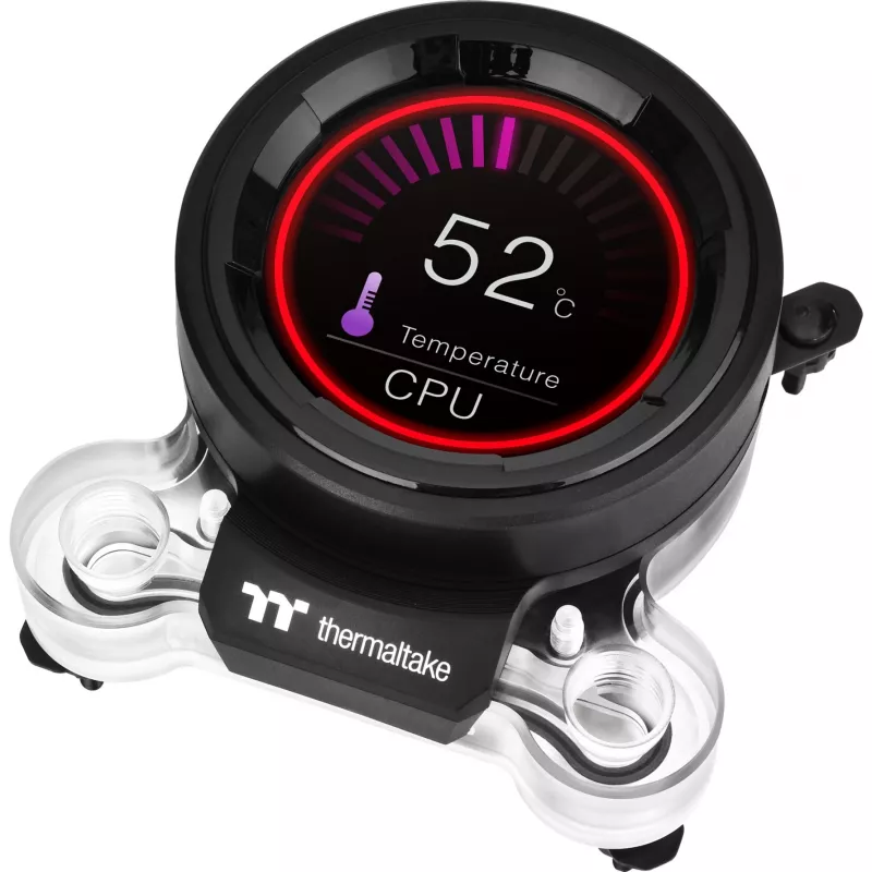 Raffreddamento a liquido Pacific MX2 Ultra waterblock CPU, rame, sensore di temperatura LCD 2,1 pollici