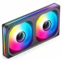 Ventola Jonsbo ZB-240 240mm ARGB PWM nera — design Infinity-Mirror