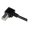 StarTech.com USBAB2MR cavo USB 2.0 da A a B ad angolo retto, maschio/maschio, 2 m, nero