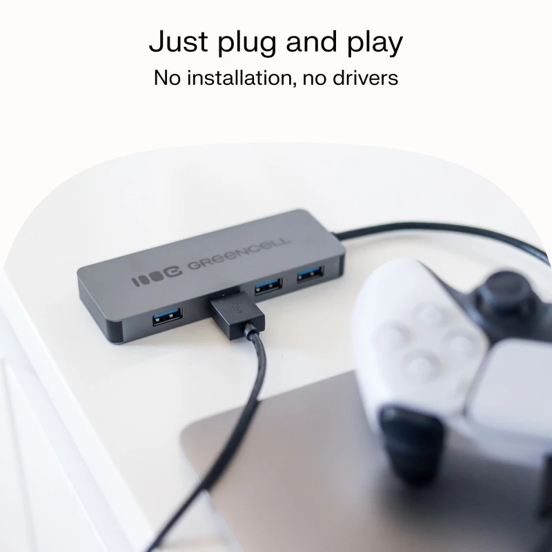 Hub USB Green Cell HUB-GC-A4A — hub USB-A 3.0 a 4 porte