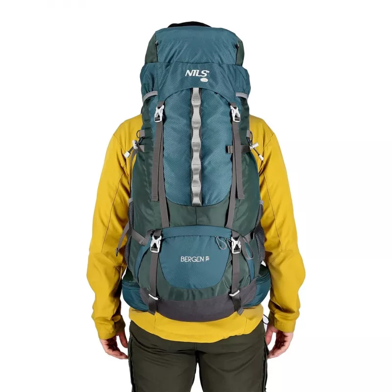 Zaino da trekking NILS Camp NC1949 Bergen 65L – verde