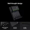 Caricabatterie Green Cell GC VitalCharger con 4 batterie ricaricabili AA 2000mAh NiMH
