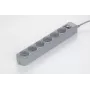 Protezione da sovratensione Gembird SPG6-B-10C, 6 prese Schuko, 3 m, grigio
