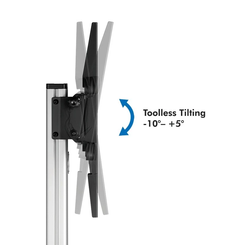 Carrello per TV/monitor, 37-86'' 50 kg max.