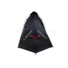 Tenda High Peak Minitramp 2 leggera nero/rosso — tenda da campeggio compatta per 2 persone