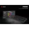 Tastiera gaming Savio Phenix SAVGK-RED USB RF Wireless Bluetooth QWERTY