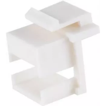 Modulo keystone ShiverPeaks BS08-10123 piatto bianco plastica