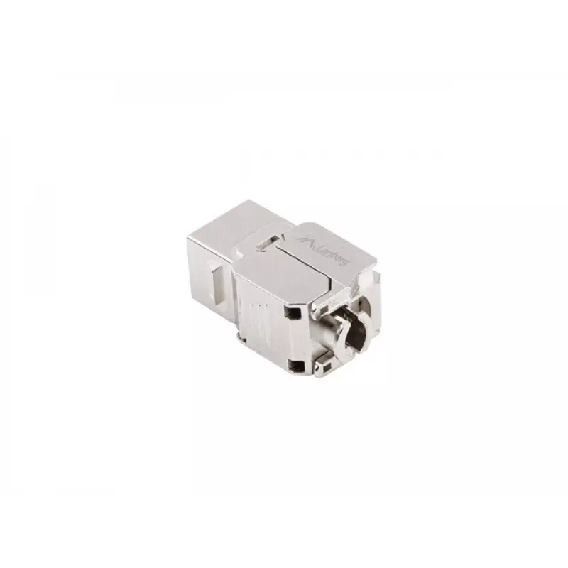 Modulo keystone Lanberg KSF7-2000 piatto acciaio inox