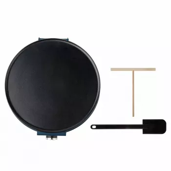 Macchina per crepe JATA JECR1000 1200 W nero blu 30 cm