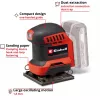 Power X-Change levigatrice orbitale a batteria TE-OS 18/113 Li-Solo, 18Volt