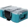 MAKTRAK organizer compatto, cassetta utensili blu/trasparente, coperchio trasparente