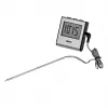Termometro alimentare GEFU sonda digitale 0–250 °C, acciaio inox, sensore 16 cm