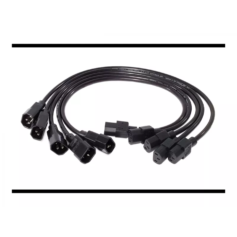 Set di cavi di alimentazione APC (5 pz.), C13 a C14, 0,6 m
