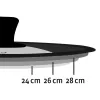 Hama 111545 coperchio per padella nero, trasparente