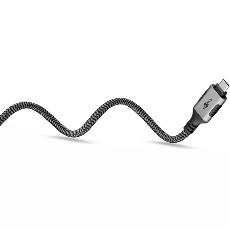 Goobay 70755 cavo USB-C a RJ45 Ethernet CAT 6 per connessione internet cablata stabile con router/modem/switch di rete/sostituisce adattatore USB a RJ45 / 1