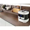 Pentola a pressione elettrica Rommelsbacher MD 1000 – 4 l, 1000 W, 14 programmi, bianco/nero