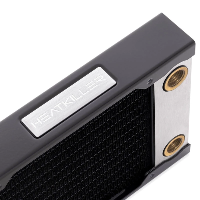 Blocco radiatore Watercool 24101 – ottone/rame/acciaio inox, 278×120×30 mm, nero