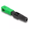 Connettore rapido in fibra ottica DeLOCK SC simplex maschio APC assemblabile in campo