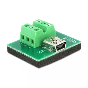 Adattatore per cavi DeLOCK 65518 Mini USB 6p nero verde