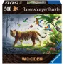 Puzzle in legno tigre nella giungla (505 pezzi)