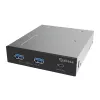 Pannello Akasa USB 20Gbps Type-C con due porte Type-A da 5Gbps