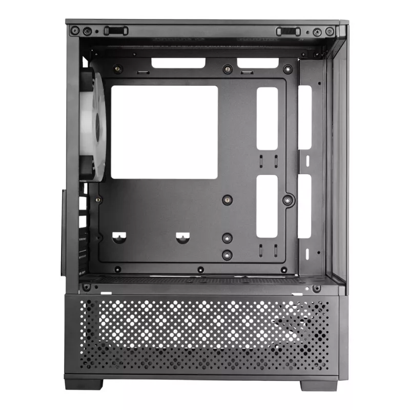 Case per PC mini-tower TACENS Mars Gaming MC-SE2 — Mini-ITX / Micro-ATX, nero, finestra laterale, alimentatore sul fondo, supporta 2x2,5 pollici + 1x3,5 pollici